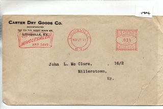 United States (144) Meter Mail 1943 - Carter Dry Goods - Pmk Louisville Ky