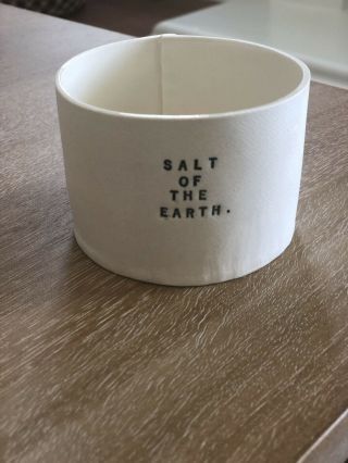 Rae Dunn Handmade Salt Cellar