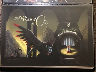 Jc Richard Wizard Of Oz Mondo Poster Limited Ruby Slippers Variant