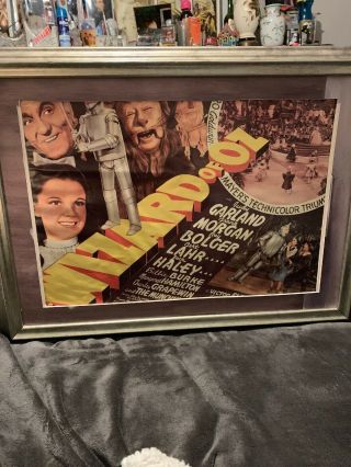 1937 Wizard Of Oz Rare Movie Poster