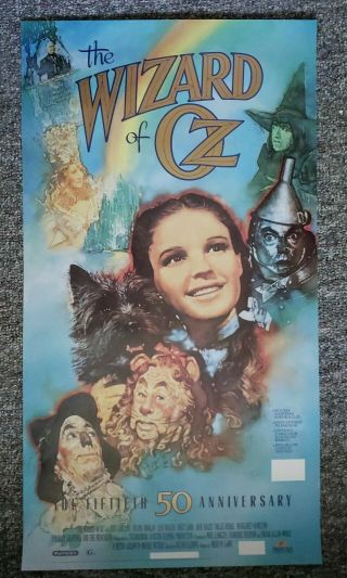 Wizard Of Oz 1989 Judy Garland Morgan Bolger Lahr Oscar Anniversary Video Poster