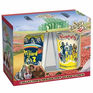 The Wizard Of Oz Movie Posters Pint Glass 2 Pack,  Licensed Boxed