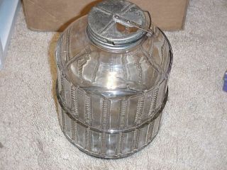 Hoosier Cabinet Flour Sugar Jar With Lid,