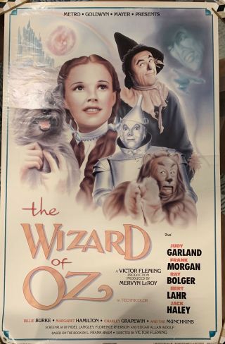 Wizard Of Oz Poster Poster Mgm